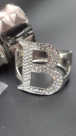 Bracelets, earrings. Rings lot