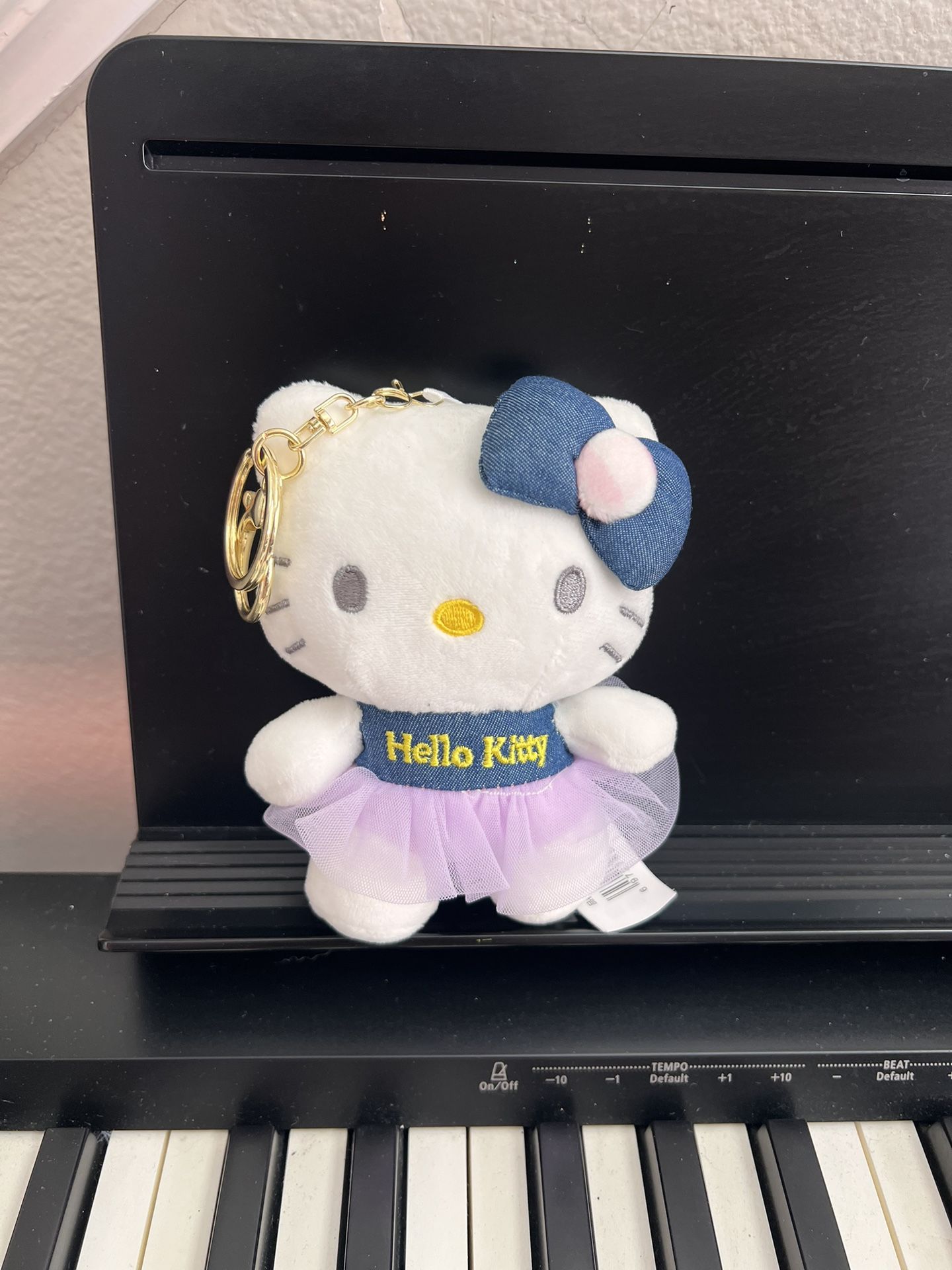 Hello Kitty keychain purple dress christmas gift