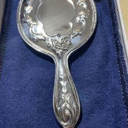 Small Silver Plated VTG Mirror
