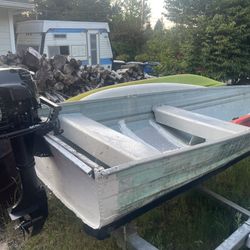 Small Boat With Motor