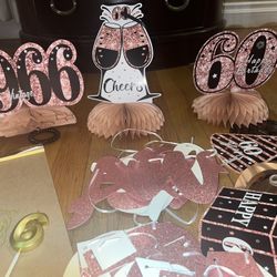 Free 60th Birthday Decorations 