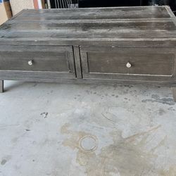 Dark Gray Lift Top Coffee Table