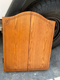 Dartboard Cabinet Set