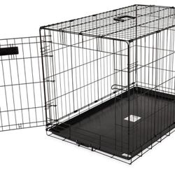 One Door- Wire Dog Crate, 36 Inch, For Pets 50-70 lbs, With 5-Point Locking System