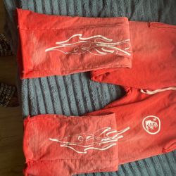 HELLSTAR  Stacked Sweat Pants 