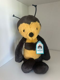 Jellycat Medium Bashful Bee Brand New With Paper Tags Medium Retired  Rare
