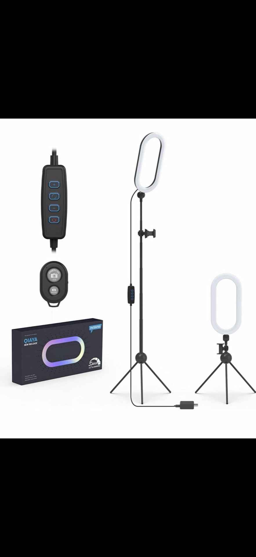 Ring Light 14" with Tripod Stand and Phone Holder 75" Tall