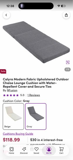 Chair cushions