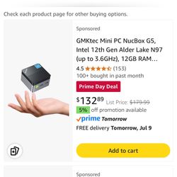 Mini Pc Nuck Box G5