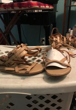 Nude/beige gladiator sandals
