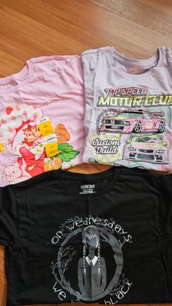 New girls shirts 10-12