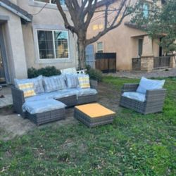 Patio Outdoor Sofa Set Mix Match Patio Furniture Set High Quality Extra Deep Seating Cushions Fully Assembled 🆕🚛🛺🆕