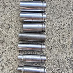 Snap On Tools 1/2 Drive Sockets