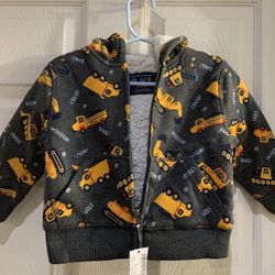 New The Children’s Place Baby Boy Sherpa Size 12/18 Monts 