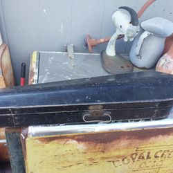 Antique Wood Violin Coffin Case