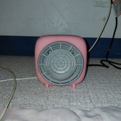 Mainstays 3 In 1 Mini Tabletop Electric Ceramic Without Handwarmer Pink Fan/Heater