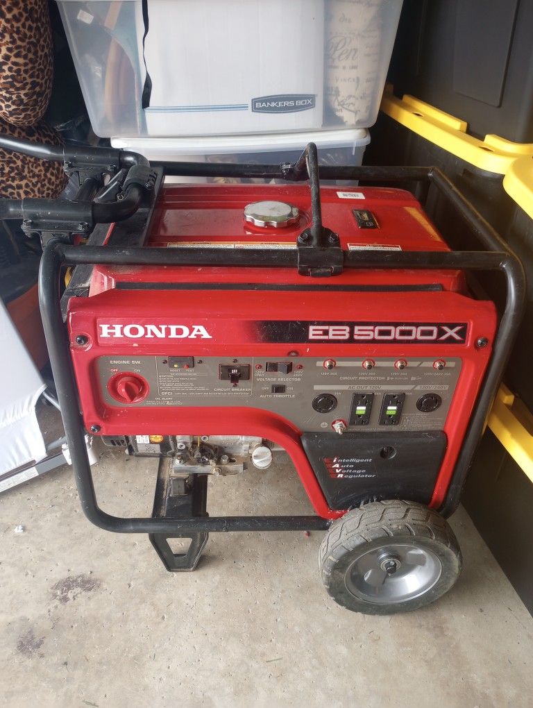 Honda Eb5000x Generator.