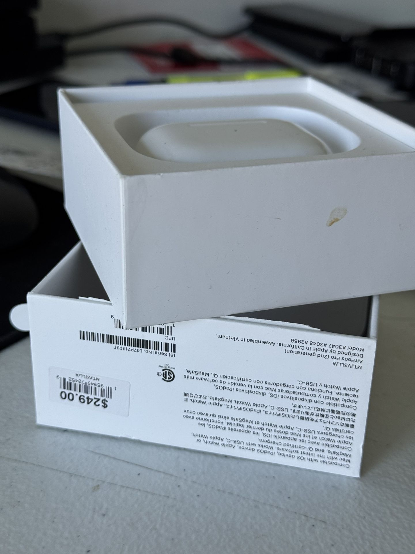 DTLA Apple Store purchased Airpod Pro 2