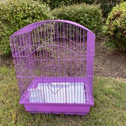 Small Pink Bird Cage