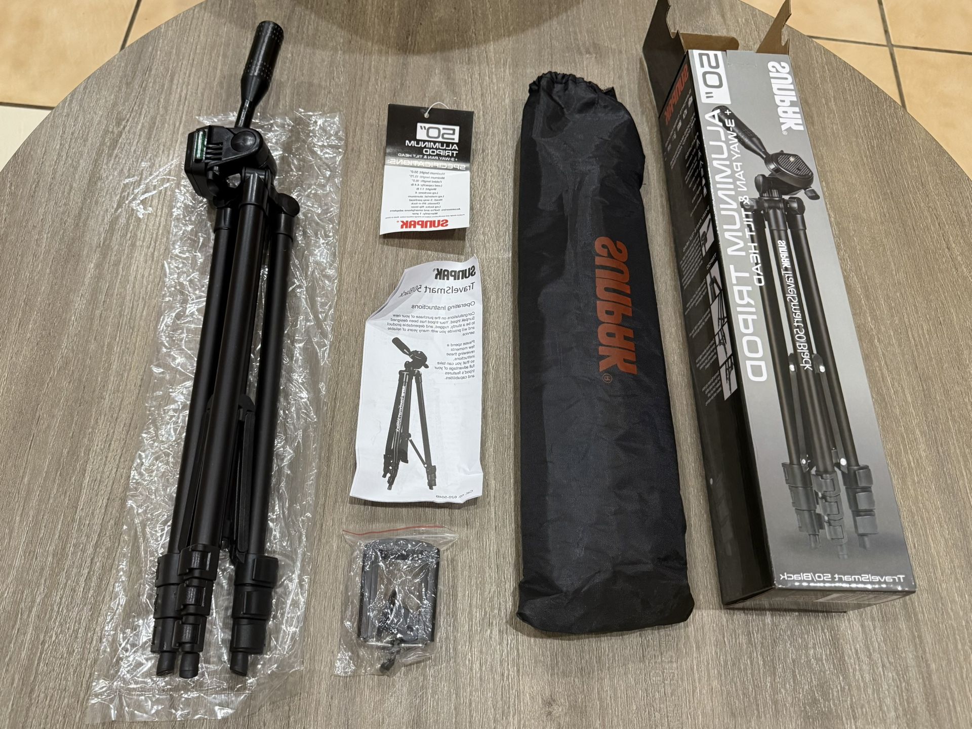 Sunpak Tripod 50”