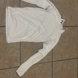 UA white compression shirt