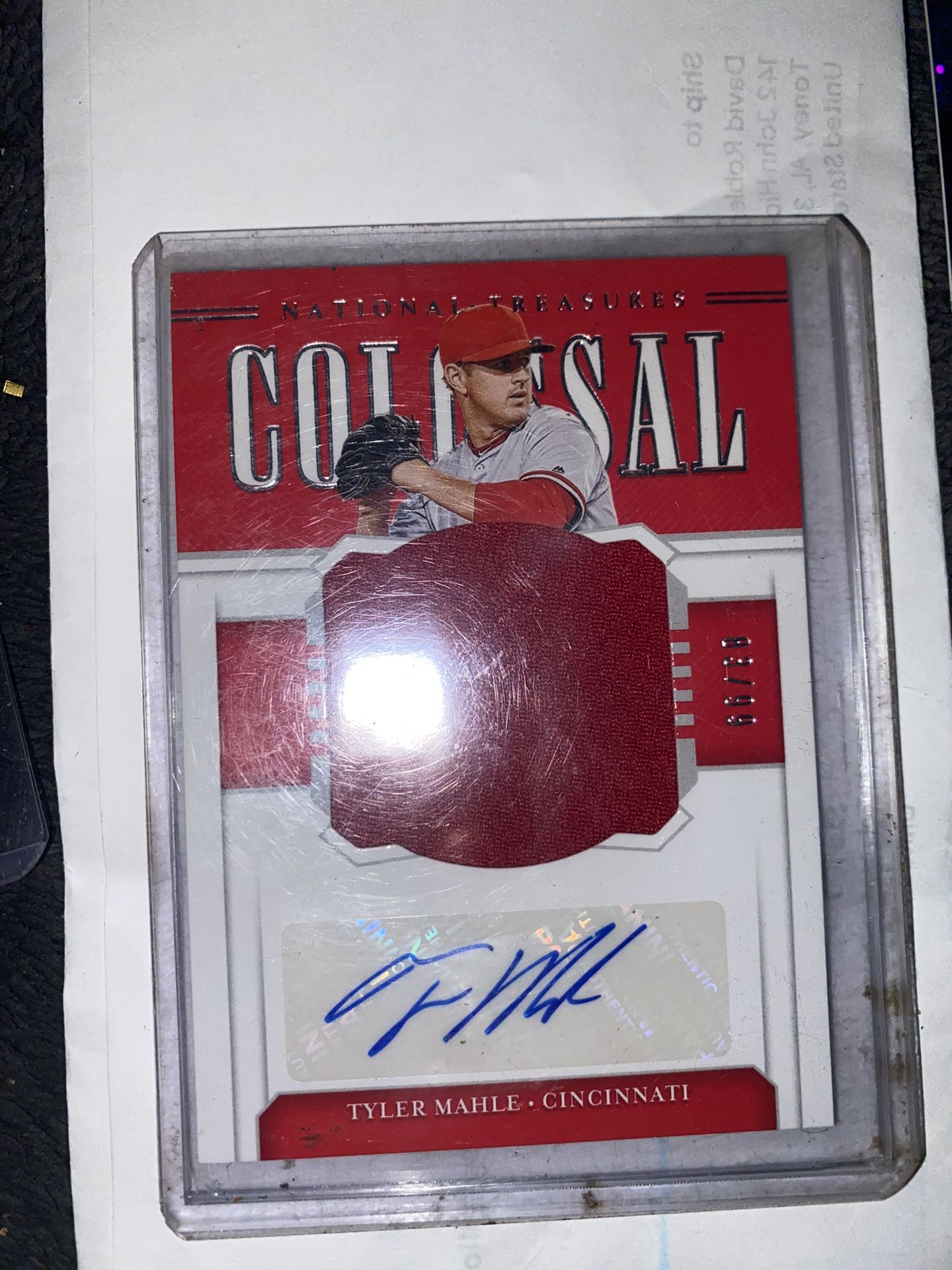 National treasures colossal 83//99 Tyler mahle jumbo patch