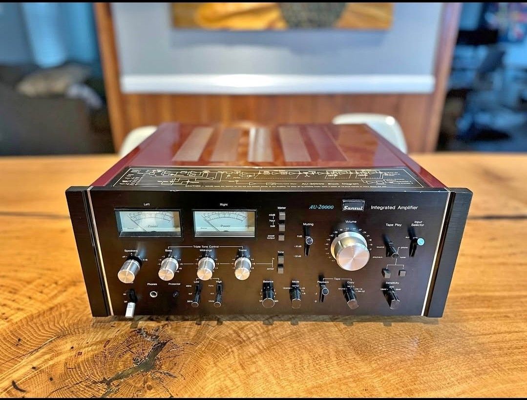 Sansui AU-20000 Top Of The Line Integrated Amplifier.