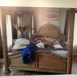 Cal King Poster Bed and more