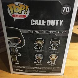 Call of Duty Lt. Simon Ghost Riley Pop! Vinyl Figure