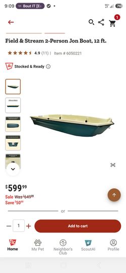 12ft Jon boat