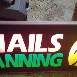Light Up Sign 30"X15"