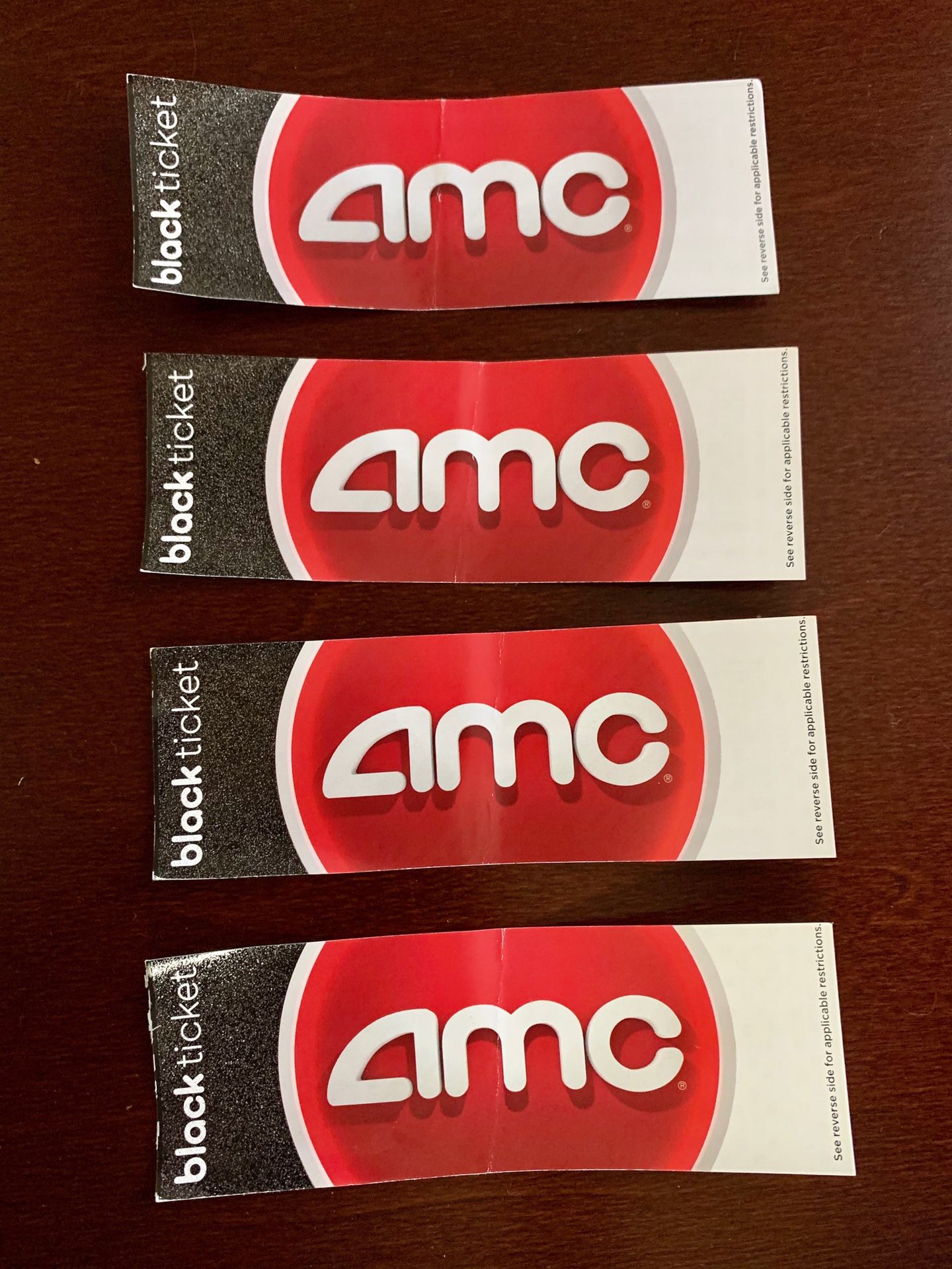 AMC movie tickets