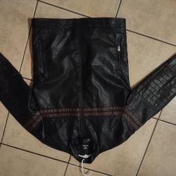 Leather Jacket "X RAY"