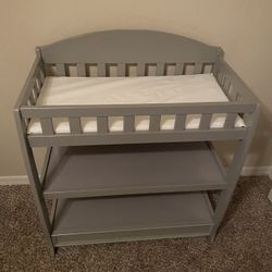 Infant Gray Changing Table 