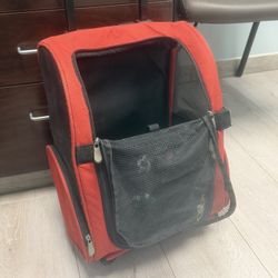 Rolling Backpack Pet Carrier