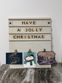 Wooden Tile Letterboard