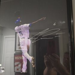 14x20 Lorenzo Cain Autograph