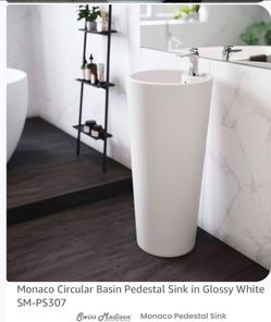NEW PEDESTAL SINK