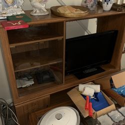 Entertainment center with TV