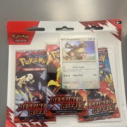 Pokemon Destined Rivals 3 Pack Blister