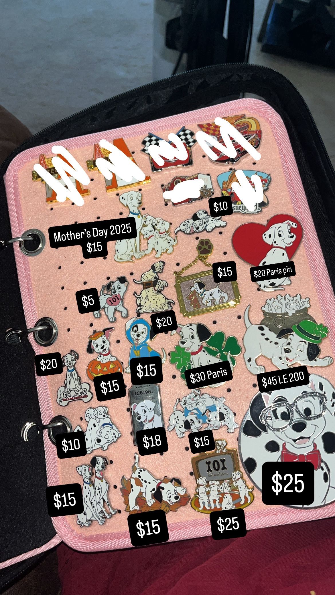 101 Dalmatian Authentic Disney Pins For Sale