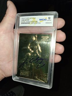 SIGNED KOBE BRYANT GRADED 10