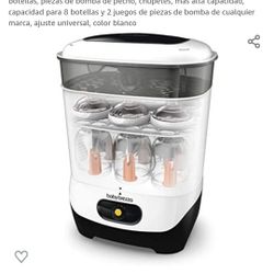Baby Brezza Esterilizador eléctrico eficaz de esterilización de vapor para botellas