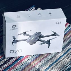 Brand New  DEERC Drone with Camera, D70 Drones with Camera for Adults 1080P HD