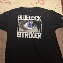 Blue Lock New Adult T-Shirt - Striker Teary Blue Eye size XL 