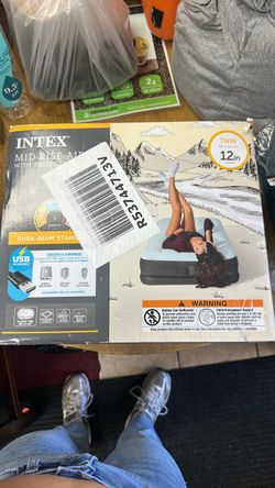 Intex Mid-Rise Air Mattress Twin 12in