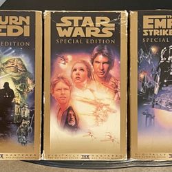 Star Wars Trilogy Special Edition on VHS, 3 In set