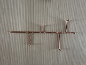 Handcrafted Copper Wall Mount Key Holder / Coat Hanger