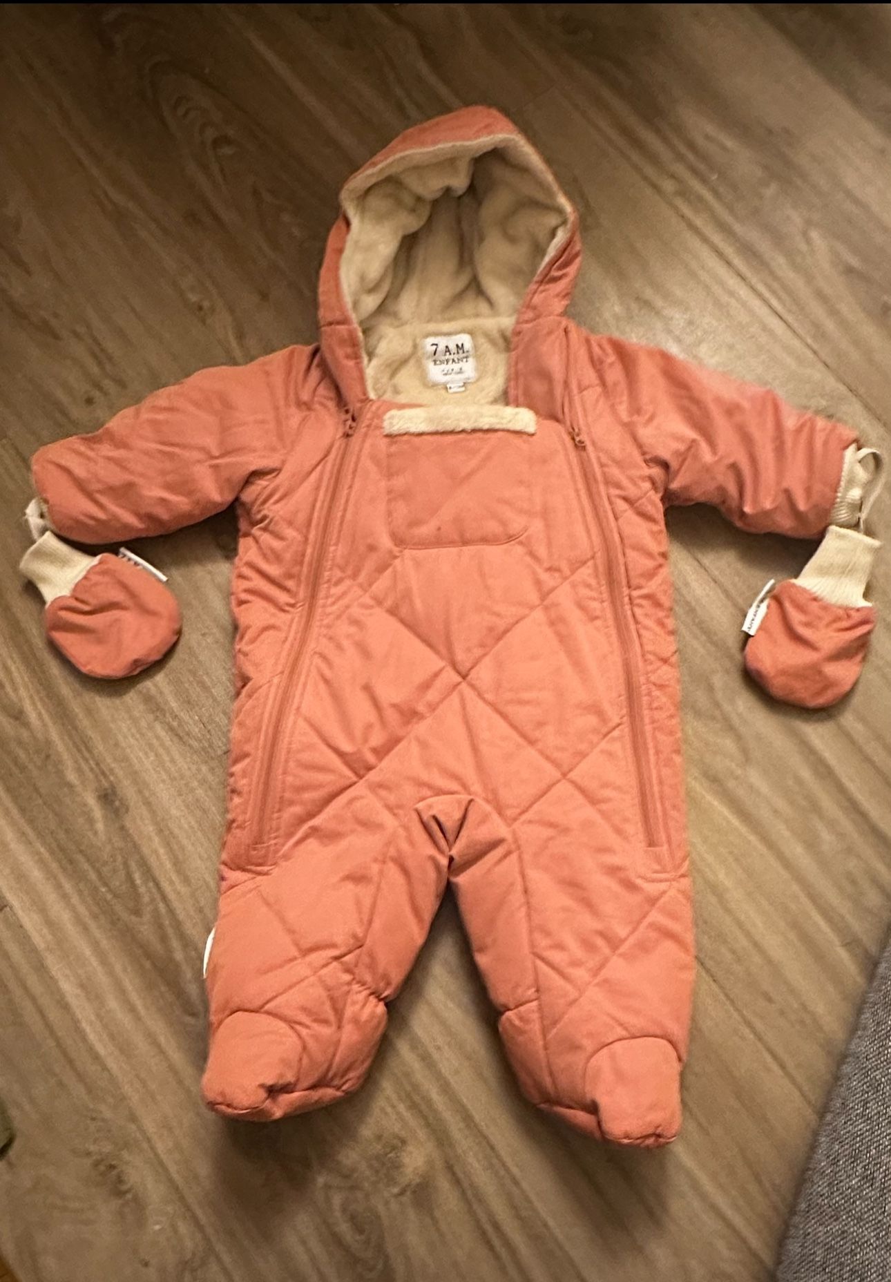 Pink Jacket With Gloves