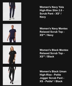 FIGS women's scrubs XS